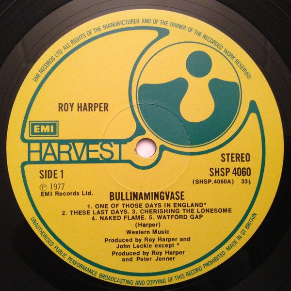 Roy Harper - Bullinamingvase (Vinyl)