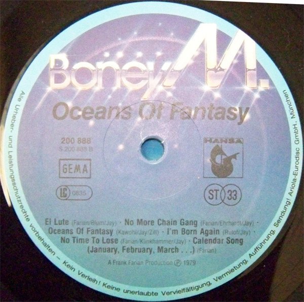 Boney M. - Oceans Of Fantasy (Vinyl)