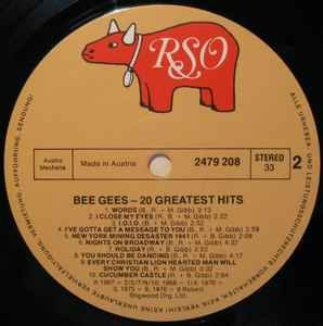 Bee Gees - 20 Greatest Hits (Vinyl)