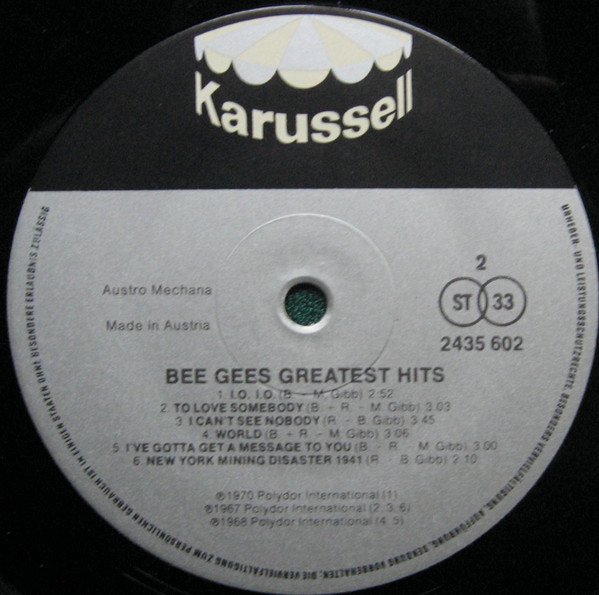 Bee Gees - Greatest Hits (Vinyl)