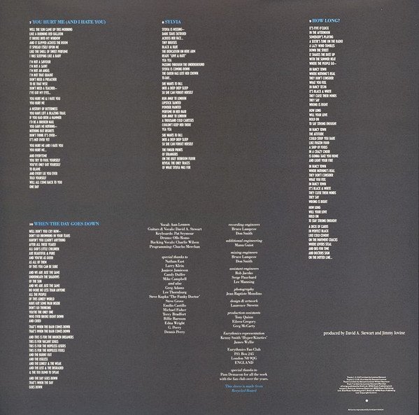 Eurythmics - We Too Are One (Vinyl)