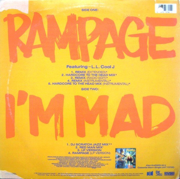 EPMD Featuring L.L.Cool J - Rampage (Vinyl)