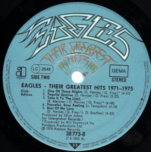 Eagles - Their Greatest Hits 1971-1975 (Vinyl)