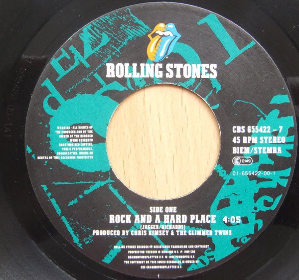 Rolling Stones - Rock And A Hard Place (Vinyl Single)