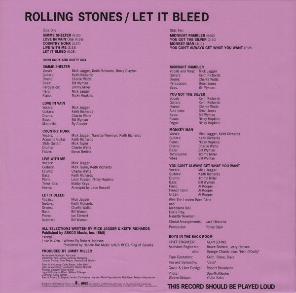 Rolling Stones - Let It Bleed (Vinyl)