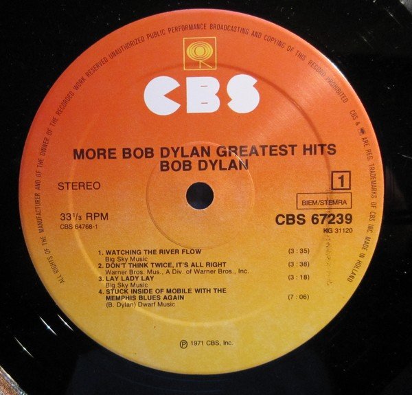 Bob Dylan - More Bob Dylan Greatest Hits (Vinyl)