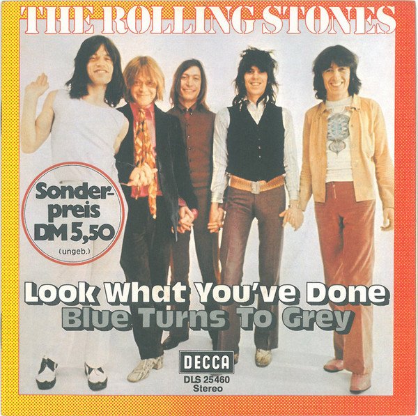 Rolling Stones - Look What You've Done  Blue Turns To Grey (Vinyl Single)