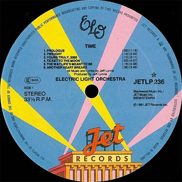 ELO (Electric Light Orchestra) - Time (Vinyl)