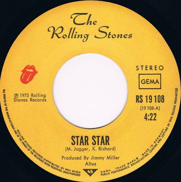 Rolling Stones - Star Star (Vinyl Single)