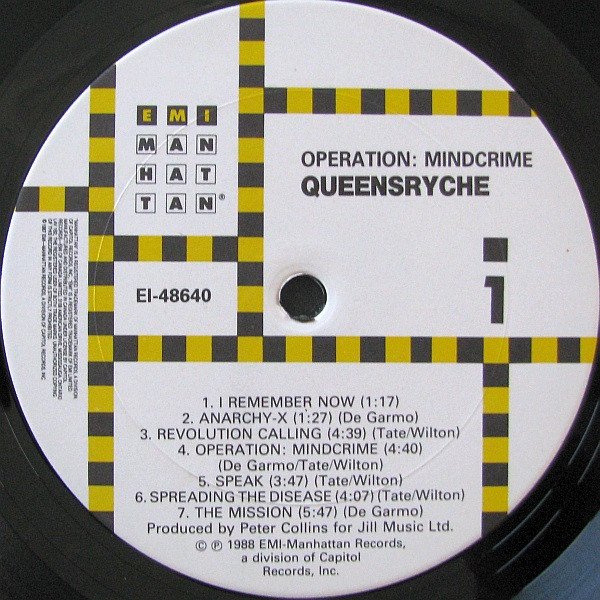 Queensrÿche - Operation: Mindcrime (Vinyl)