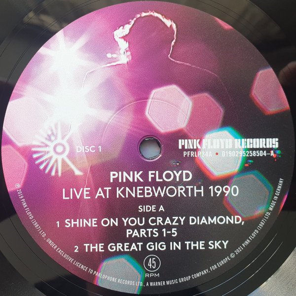 Pink Floyd - Live At Knebworth 1990 (Vinyl)