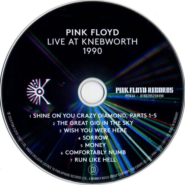 Pink Floyd - Live At Knebworth 1990 (CD)