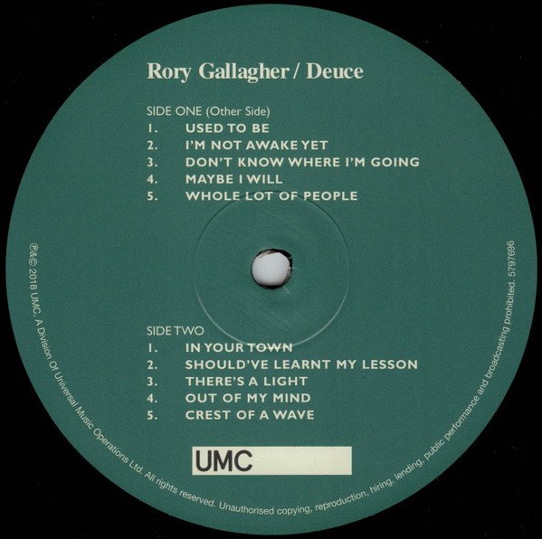 Rory Gallagher – Deuce (Vinyl)