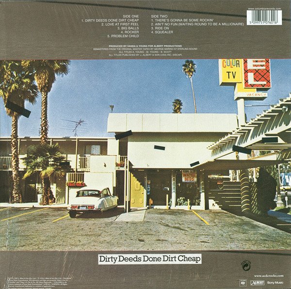 AC/DC - Dirty Deeds Done Dirt Cheap (Vinyl)