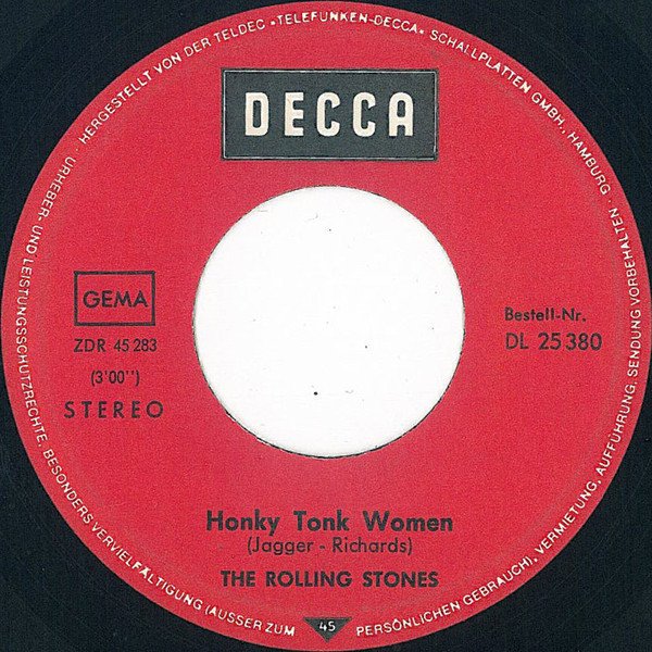 Rolling Stones - Honky Tonk Women  You Can't Always Get What You Want (Vinyl Single)