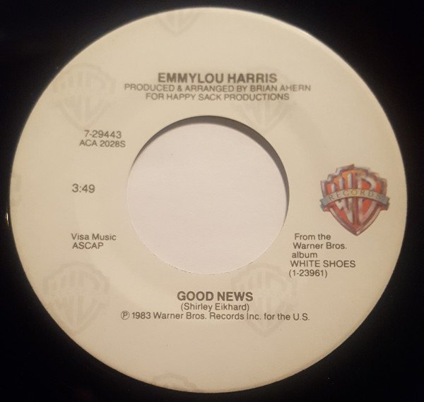 Emmylou Harris - Good News (Vinyl Single)