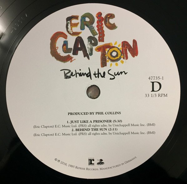 Eric Clapton - Behind The Sun (Vinyl)
