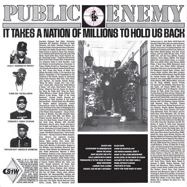 Public Enemy – It Takes A Nation Of Millions To Hold Us Back (Vinyl)