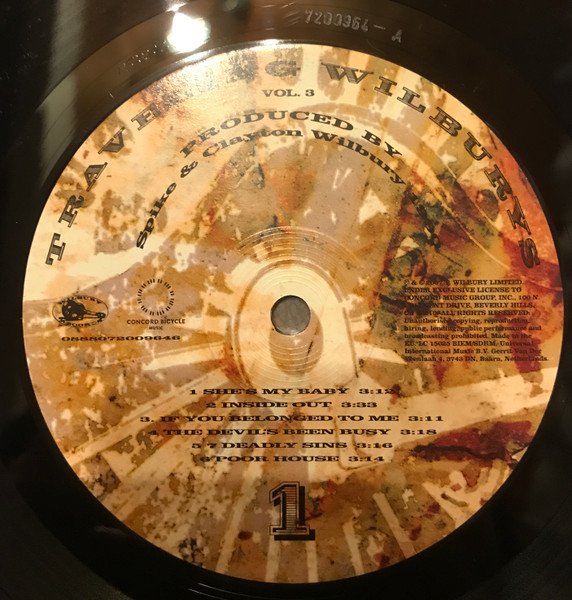 Traveling Wilburys - Vol 3 (Vinyl)