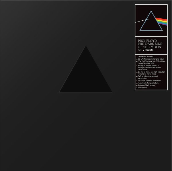 Pink Floyd - The Dark Side Of The Moon - 50th Anniversary Deluxe Box Set (Vinyl, CD, Blu-Ray, DVD)