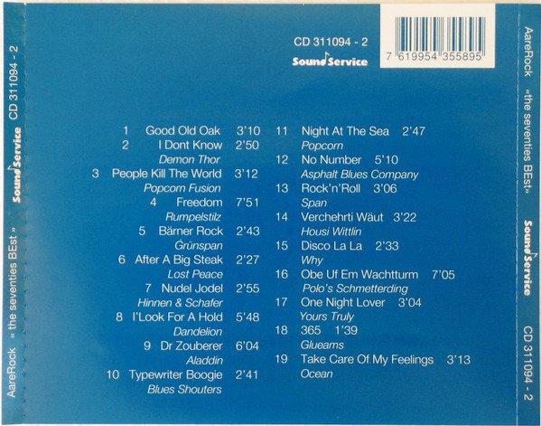 Various Artists - AareRock The Seventies BEst (CD)