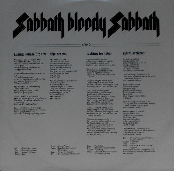 Black Sabbath - Sabbath Bloody Sabbath (Vinyl)