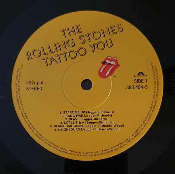 Rolling Stones - Tattoo You (Vinyl)