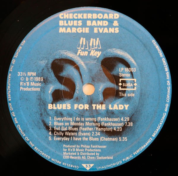 Checkerboard Blues Band & Margie Evans - Blues For The Lady (Vinyl)