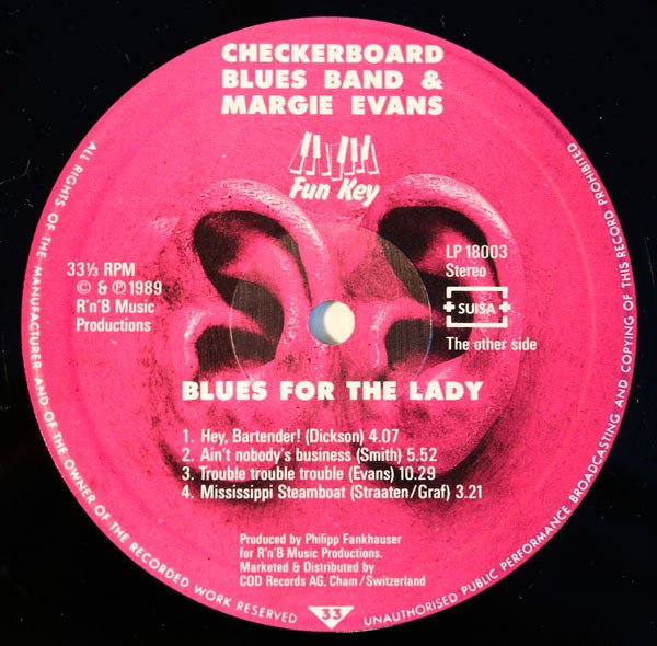 Checkerboard Blues Band & Margie Evans - Blues For The Lady (Vinyl)
