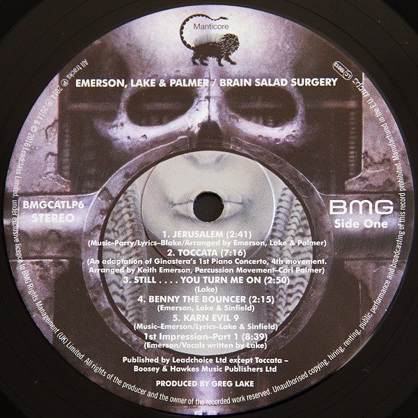 Emerson, Lake & Palmer – Brain Salad Surgery (Vinyl)