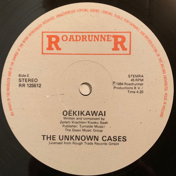 Unknown Cases - Masimba Bele (Vinyl Maxi Single)