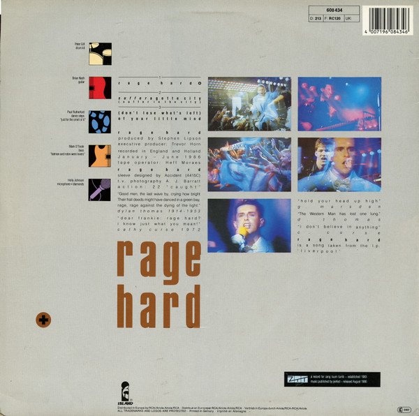 Frankie Goes To Hollywood – Rage Hard (+) (Vinyl Maxi Single)
