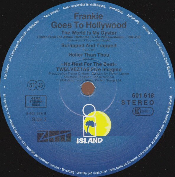 Frankie Goes To Hollywood – The Power Of Love (Vinyl Maxi Single)