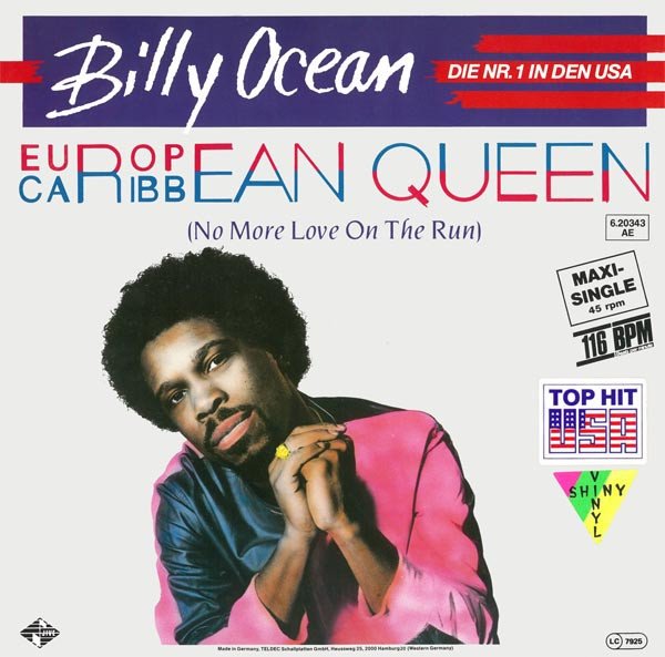 Billy Ocean - European Queen (No More Love On The Run) (Orange Vinyl Maxi Single)