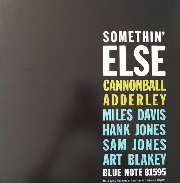 Cannonball Adderley, Miles Davis, Hank Jones, Sam Jones, Art Blakey - Somethin' Else (Vinyl)