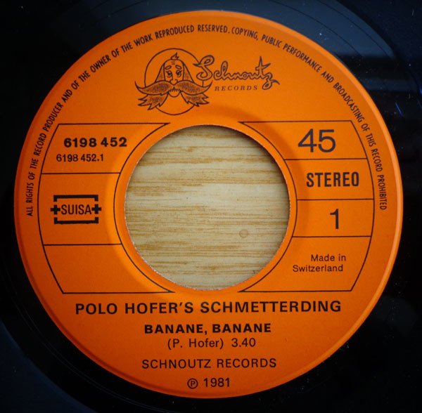 Polo Hofer`s Schmetterding - Banane, Banane (Vinyl Single)