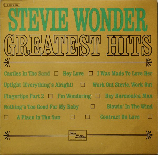 Stevie Wonder - Greatest Hits (Vinyl)
