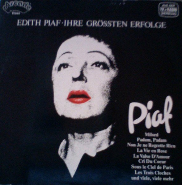 Edith Piaf - Ihre Grössten Erfolge (Vinyl)