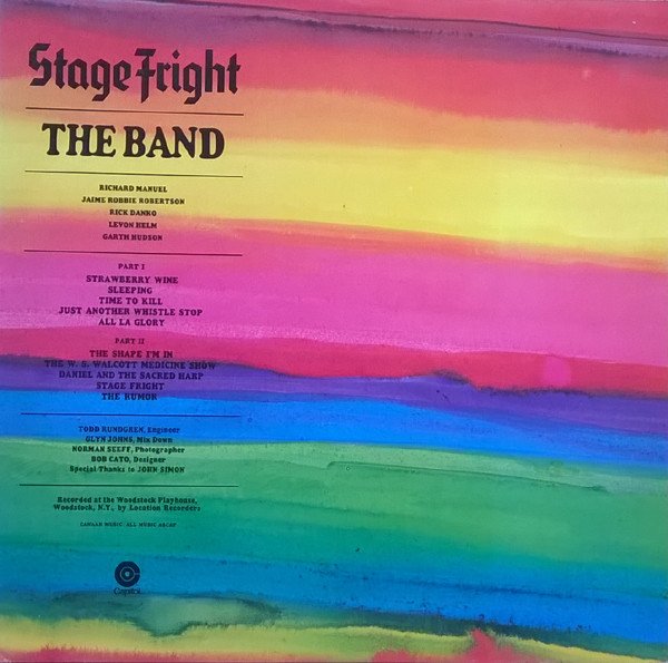The Band ‎- Stage Fright (Vinyl)